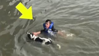 Boy Rescues Strange Dog from River, Regrets It Two Days Later – Then THIS Happens!