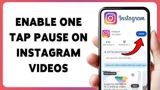 How To Enable One Tap Pause On Instagram Videos | Activate Instagram Video Pause Feature 2026 screenshot 1