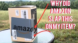 Why is This Big Ugly Tamper Tape Sticker on my Amazon Order
