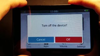 How to turn a Garmin DriveSmart completely off to save battery life