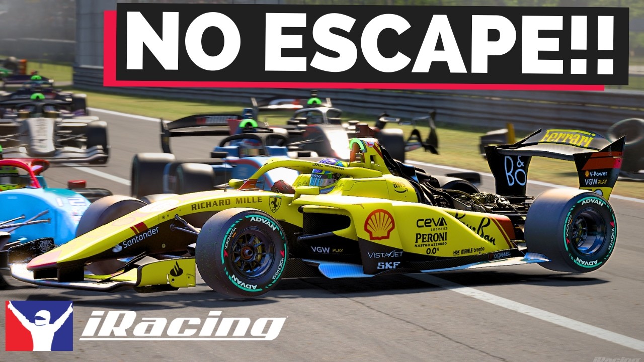 11 гонщиков разбились за 25 секунд... в ТОП-сплите 😳 | iRacing Super Formula