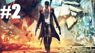 DmC: Devil May Cry - Playthrough Mission 2 - Getting goodies (No Commentary) (60fps)