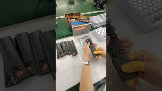 Never thought assembling a remote could be this satisfying #Soundbar #speaker #factory  #Assembling