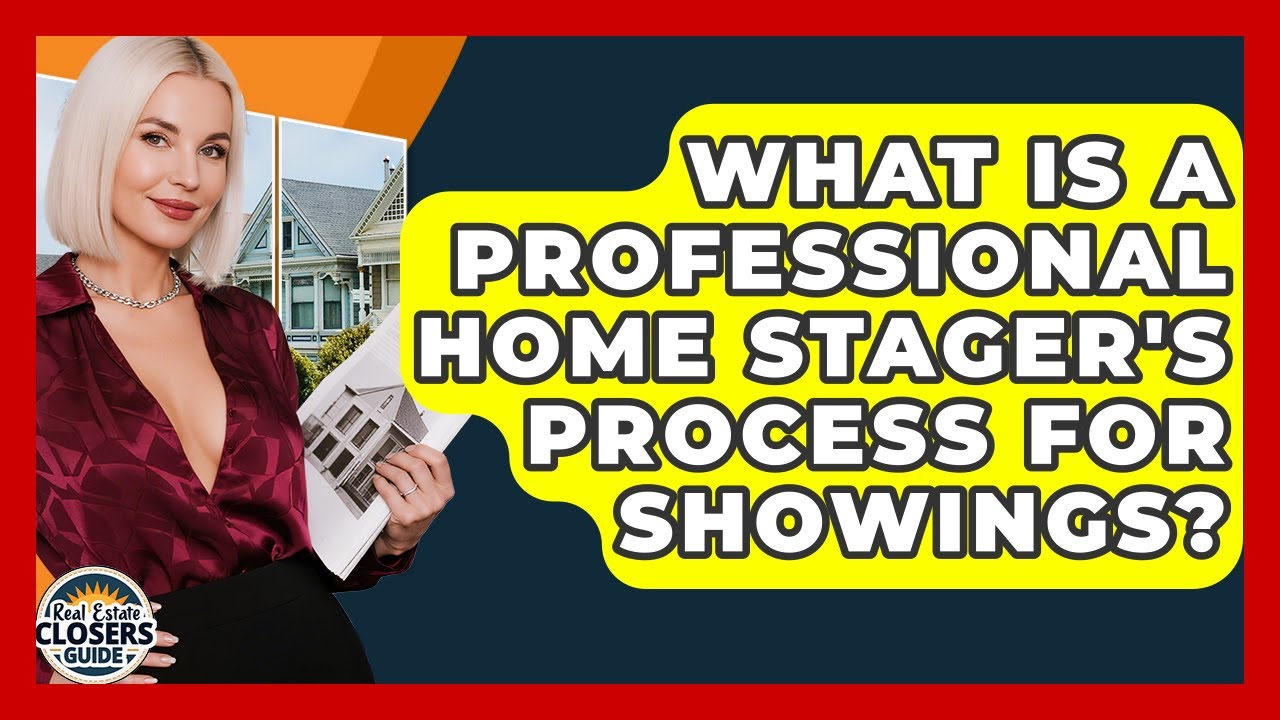 What Is A Professional Home Stager's Process For Showings? - Real Estate Closers Guide