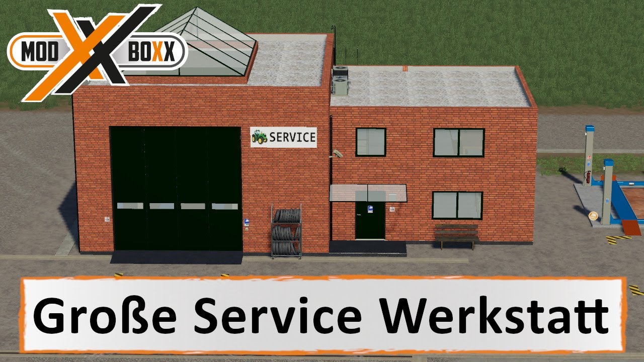 LS19 Mods | Große Service Werkstatt | LS19 Modvorstellung | vorgestellt von Pamu