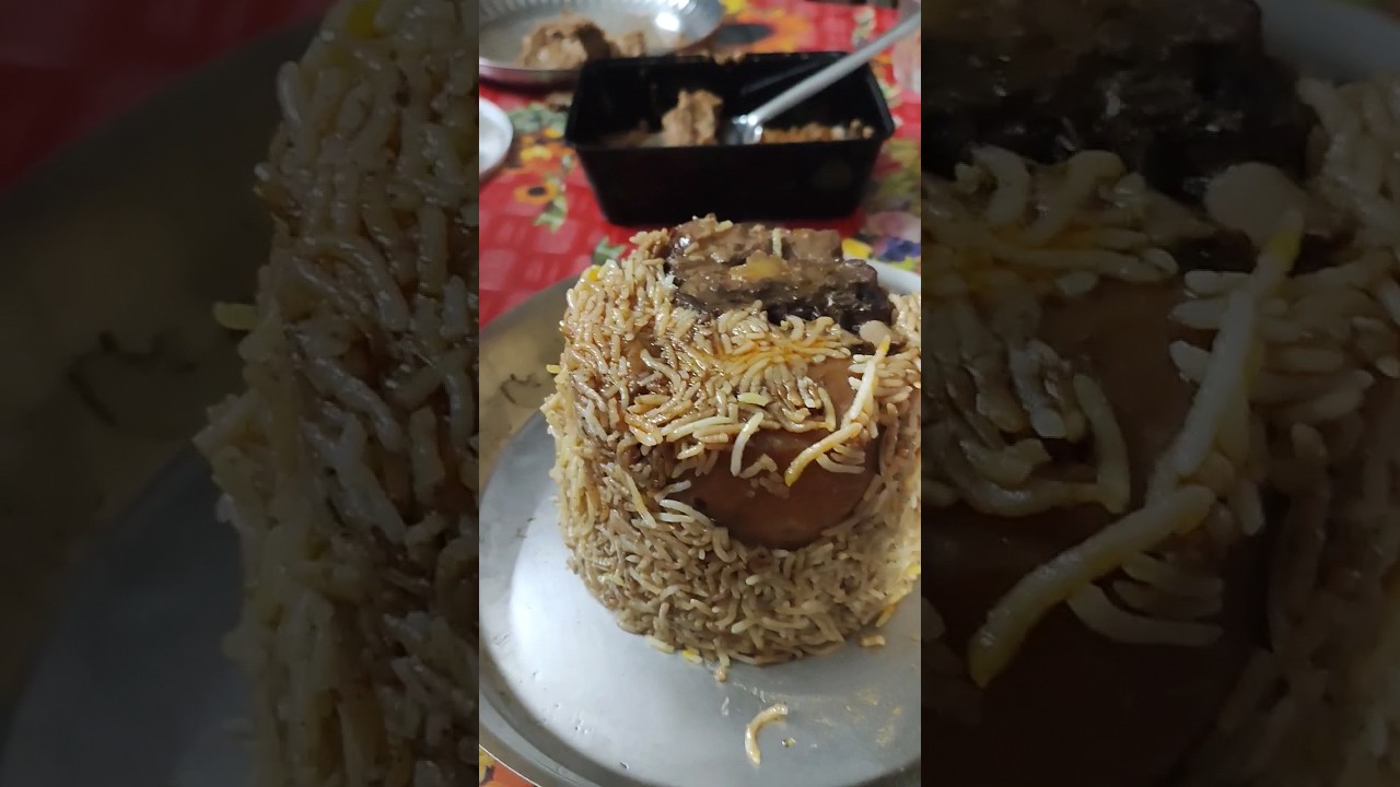 Biriyani at Ranaghat Biriyani Plaza. with butternan 