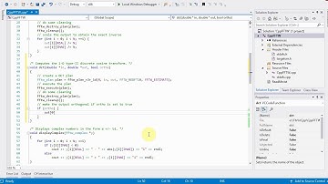 C++ Tutorial: 1-D type-II DCT and IDCT with the FFTW library (on Windows)