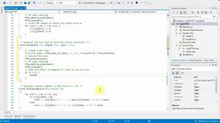 C++ Tutorial: 1-D type-II DCT and IDCT with the FFTW library (on Windows)