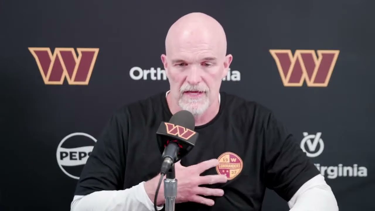 HC Dan Quinn Speaks to the Media the Day After the Baltimore Loss | Washington Commanders