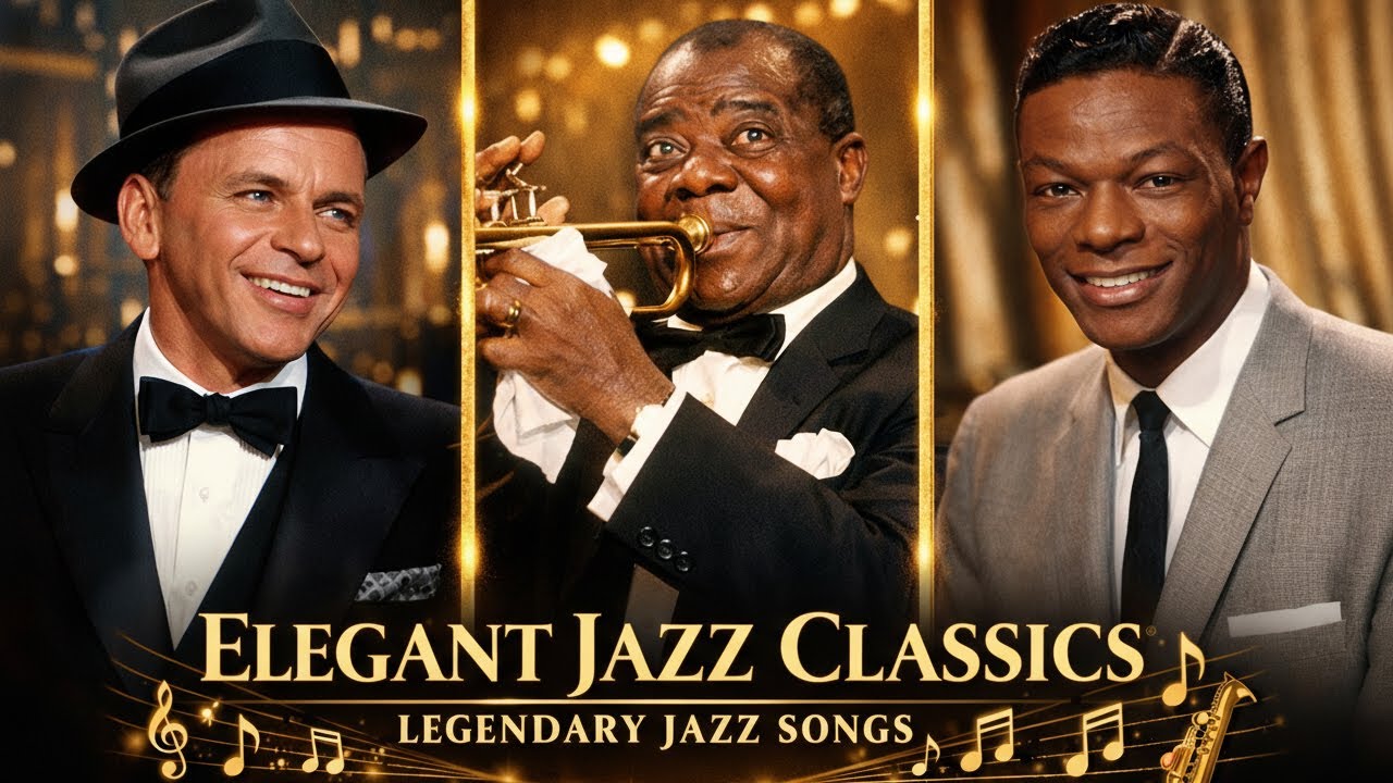 Frank Sinatra, Louis Armstrong, Nat King Cole 🎷Elegant Jazz Classics | Legendary Jazz Songs