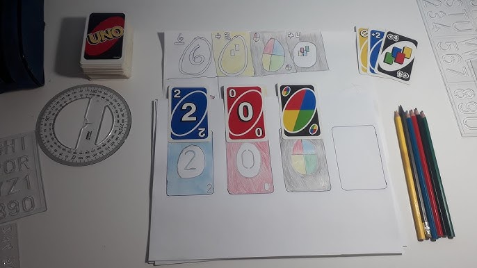 Designer redesenha cartas de UNO no estilo minimalista