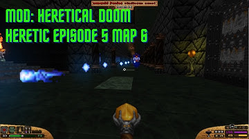 E5M6 part 1 Heretical Doom mod for Heretic, madman difficulty - stream highlight