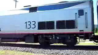 Amtrak Empire Builder #8 at Tower CK, 8-1-08