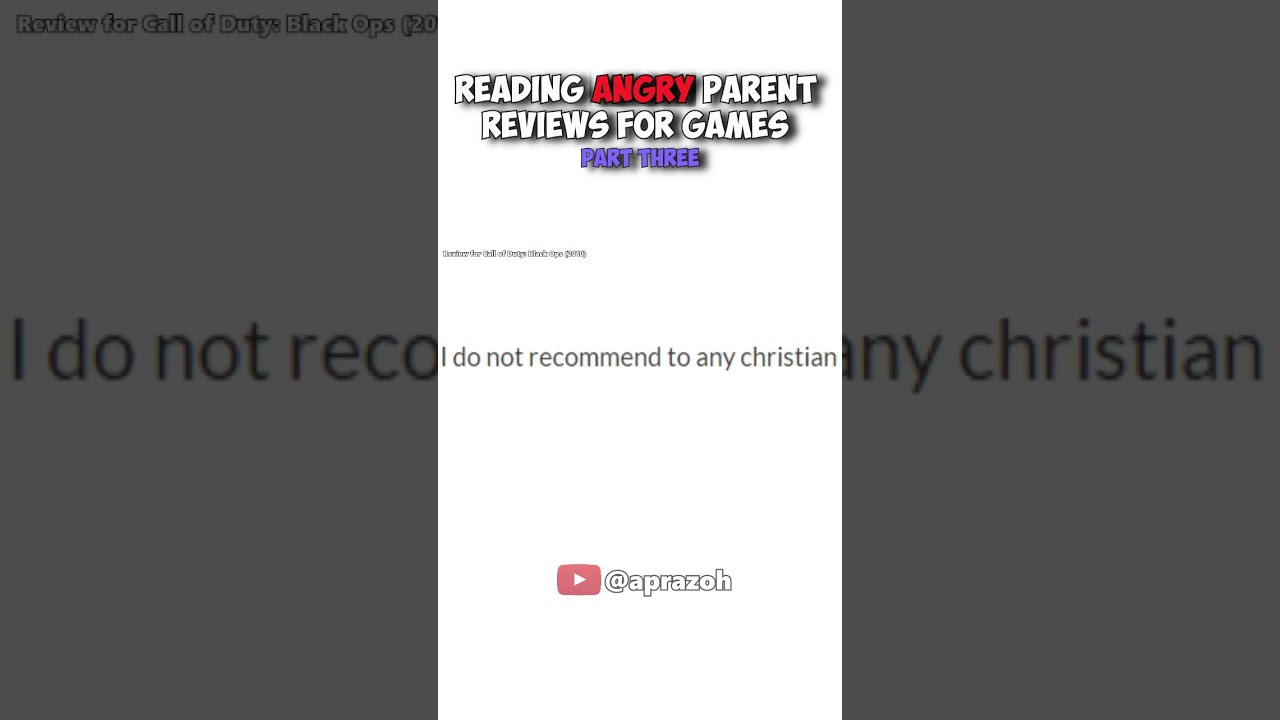 anti gamer parent takes religion too far... FULL VIDEO IN COMMENTS
