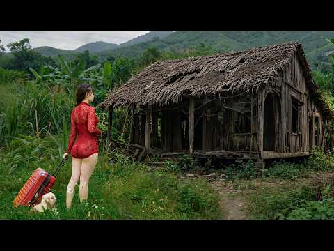 Forced To Get Married by Parents! 16-Year-Old Girl Went into Forest To Build Wood House Live Alone