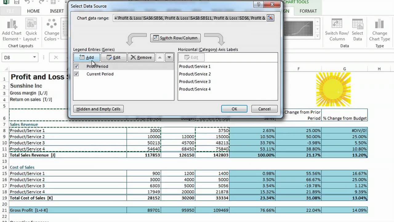 Excel Chart 3 Variables