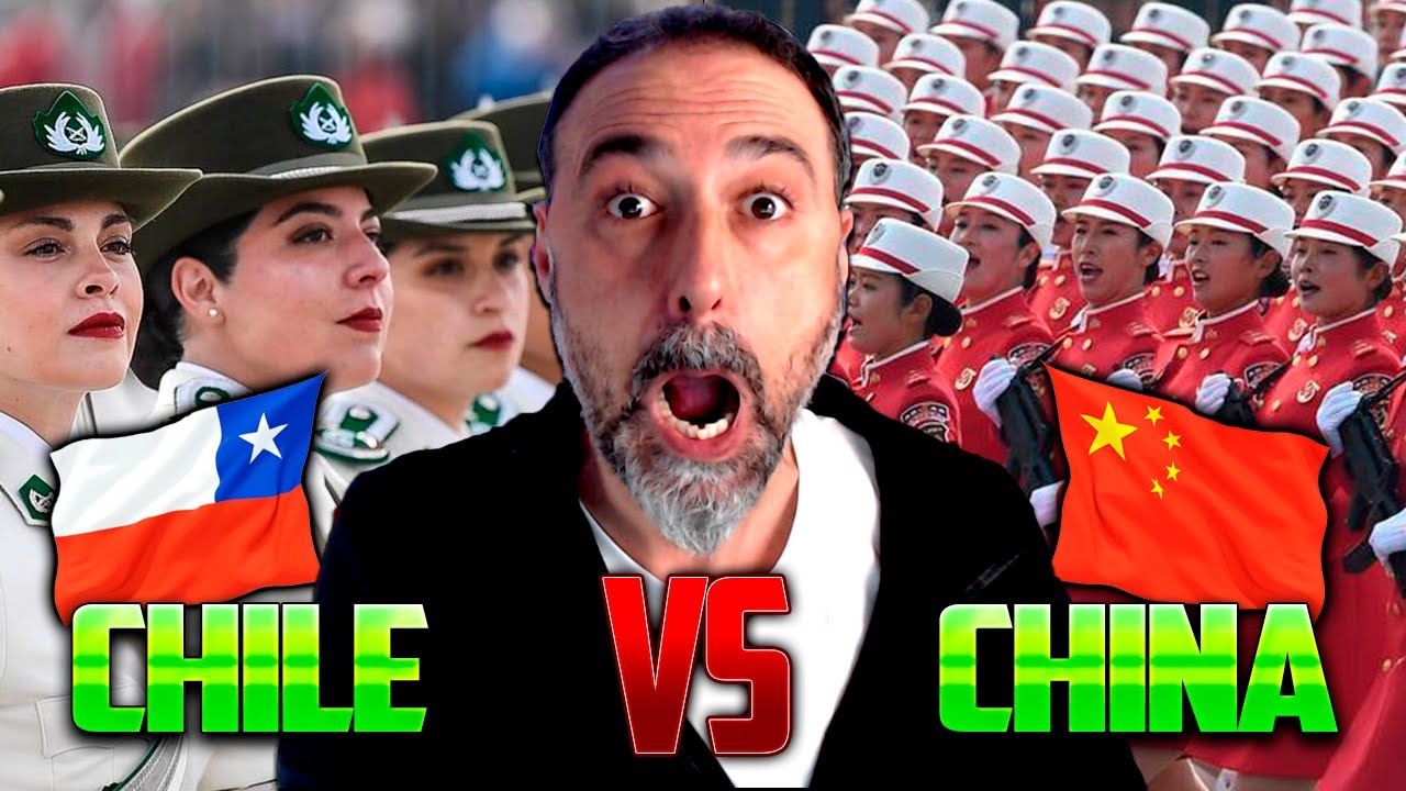 👉 CHILE VS CHINA LA ELEGANCIA y FUERZA de sus PARADAS MILITARES