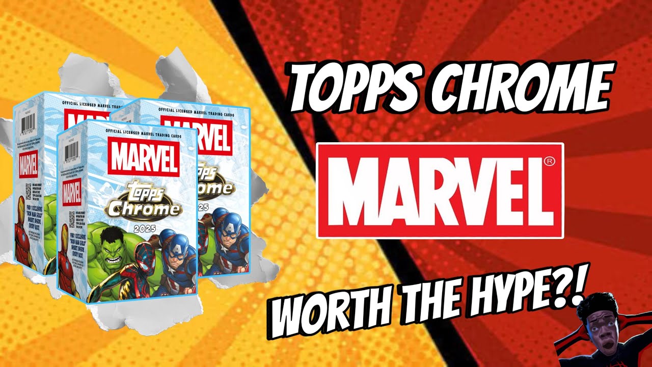 I Opened Topps Chrome Marvel And They Were🔥🔥 2025 Topps Chrome Marvel 