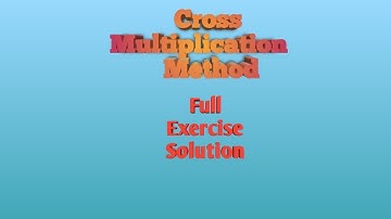 CBSE class 10 exercise 3.5 - Cross Multiplication Method