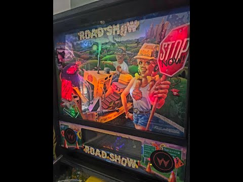 1994 Williams ( Red & Ted's) Road Show pinball machine. Atlantic Arcade Sales- Documenting repair. 