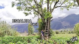La ESCALERA más fácil de hacer /madera