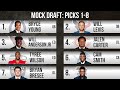 POST WILDCARD MOCK NFL DRAFT: BEARS TRADE #1 | 2 Minute Drill
