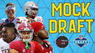 POST WILDCARD MOCK NFL DRAFT: BEARS TRADE #1 | 2 Minute Drill