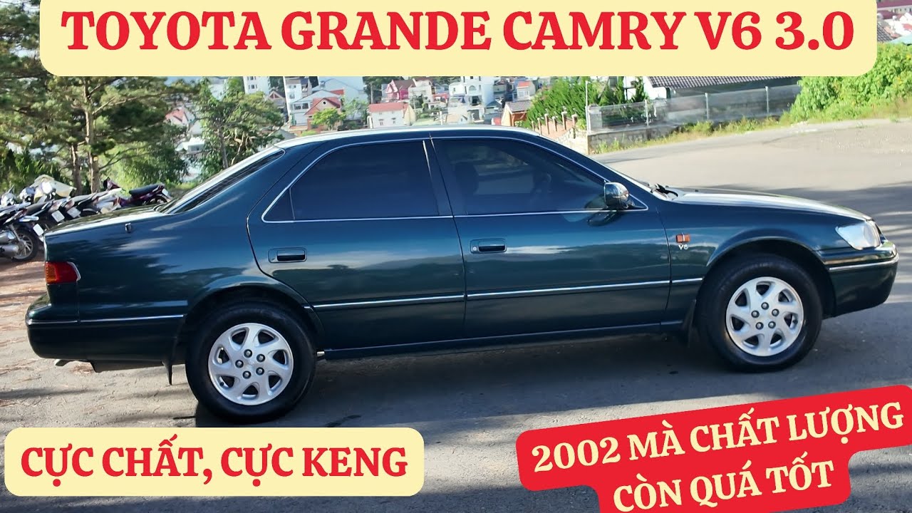 TOYOTA GRANDE CAMRY 3.0 2002 | Nhiều điểm cộng, đáng sở hữu, cực chất, x2 niềm vui cuối tuần. 
