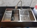 Install kitchen sink Bolzano 80x43