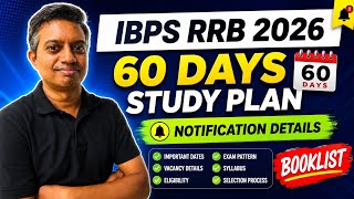 Details IBPS RRB 2026 | 60 DAYS STUDY PLAN | HOW TO SCORE 70+ | PREPARATION STRATEGY Guide