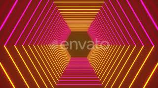 Orange Neon Background Pack | Motion Graphics - Envato elements