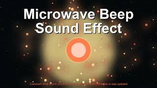 Microwave Beep Sound Effect