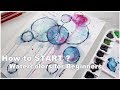 How to Start? Watercolors Abstract for Beginners #4 ♡ Maremi's Small Art ♡