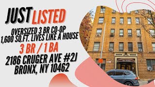 2186 Cruger Ave Unit 2J 🔑 Oversized 3-Bedroom Co-op 💖 Lives Like a House 🏠