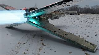 Blender 3D Camera Tracking | Prototype Starfighter Testing