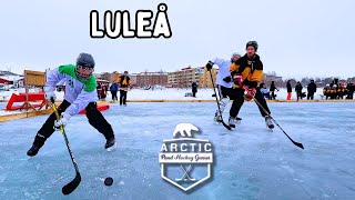 BIGGER AND BETTER; Arctic pond hockey games 2024. LULEÅ SWEDEN