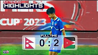 Extended HIGHLIGHTS: NEPAL  0-2  JORDAN | AFC Asian Cup Qualifier 2022