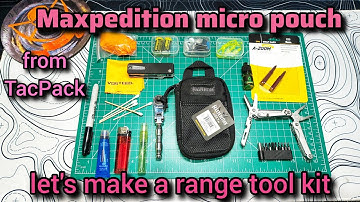 Maxpedition micro pouch range tool kit