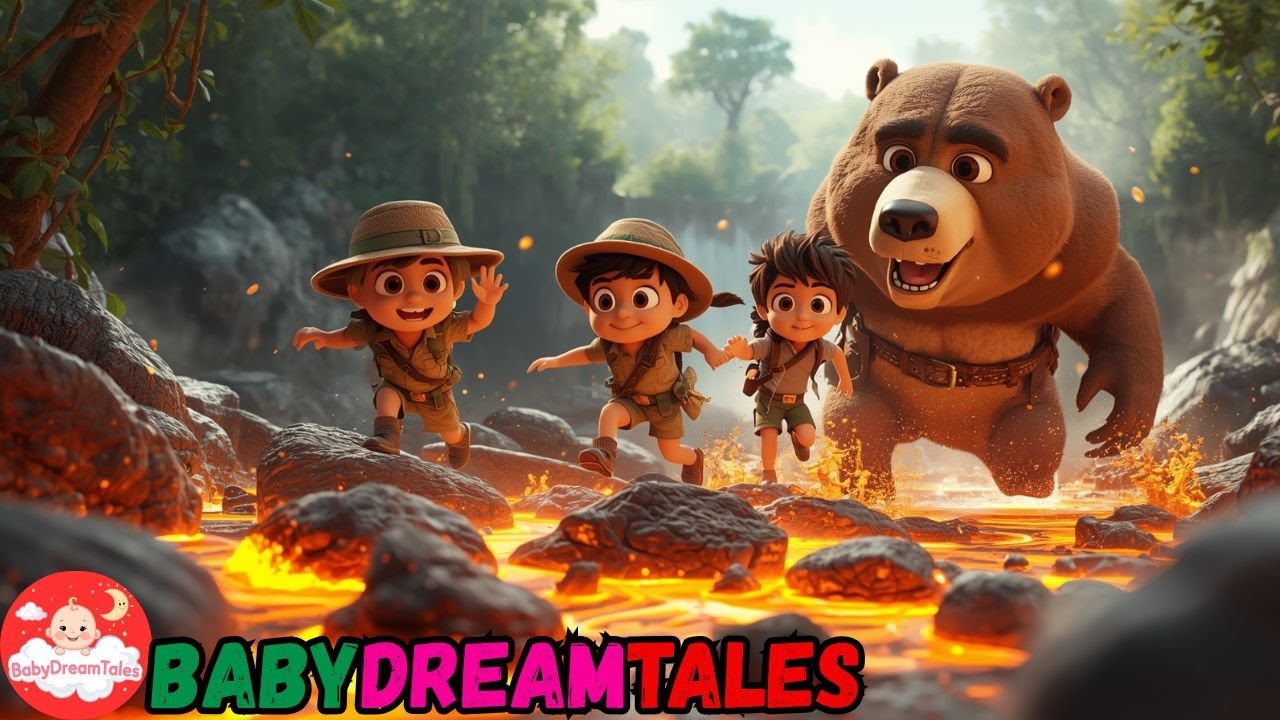 Floor Is Lava Jungle Run! 🔥🐻 | Island Escape Adventure