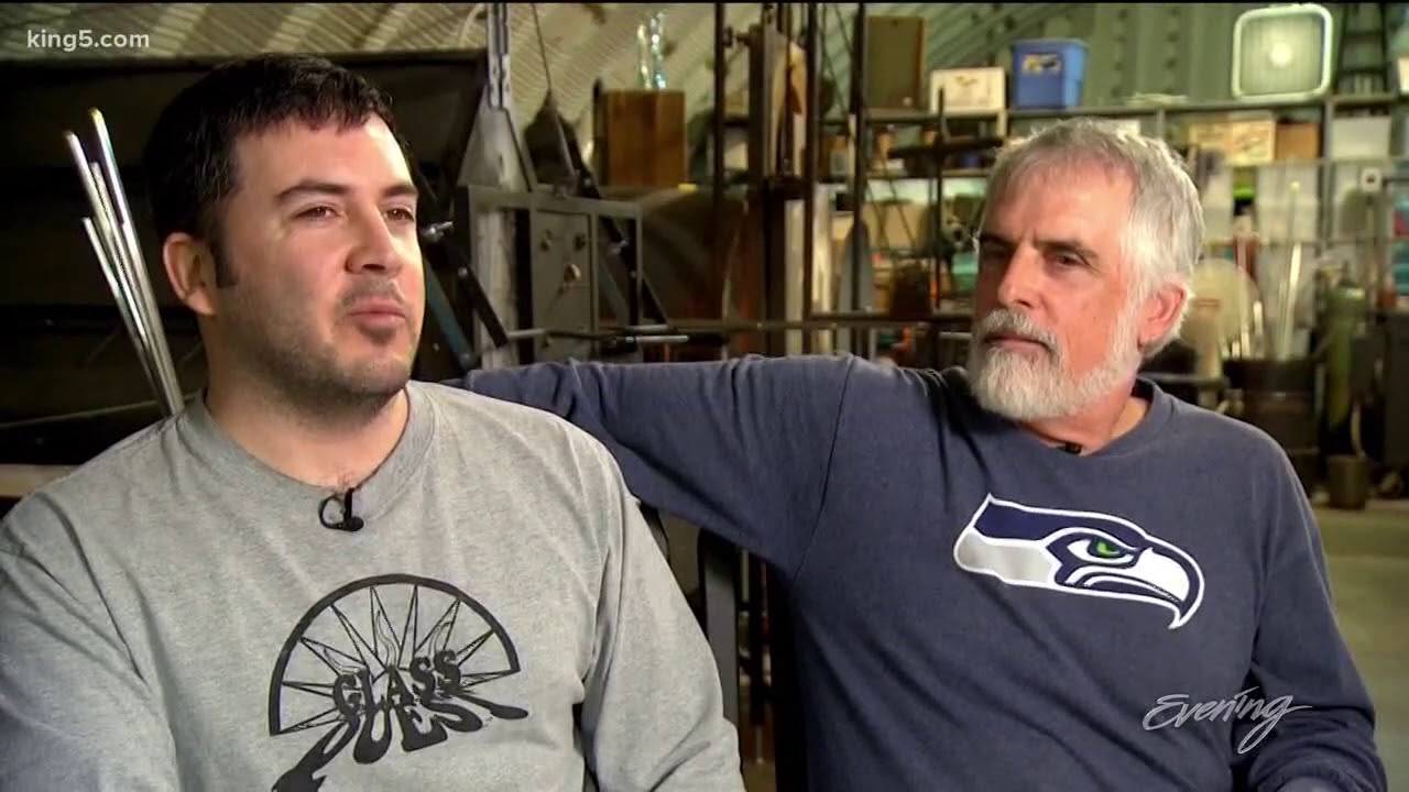 Find and keep blown glass art in unique Northwest treasure hunt - KING 5 Evening