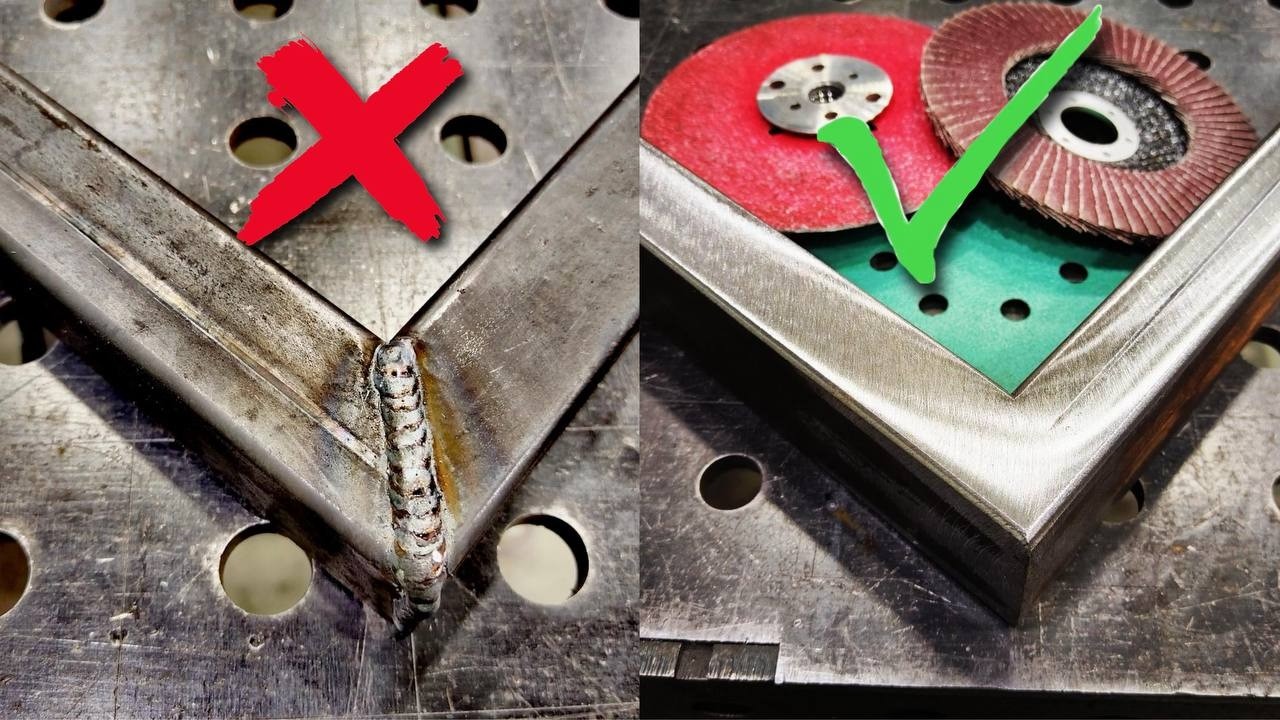 БЕСШОВНЫЙ (скрытый) сварочный стык. Как сделать ПРАВИЛЬНО #сварка #сварщик #сваркадлячайников