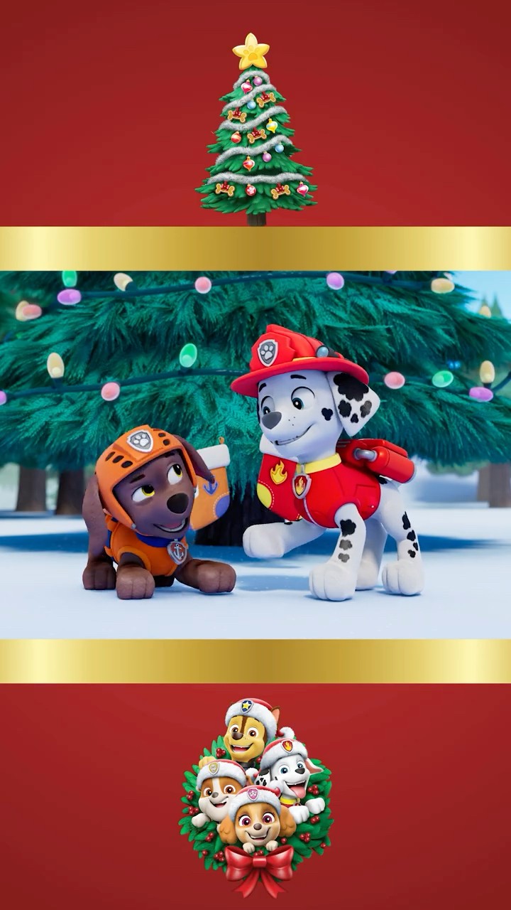 sing this PAW Patrol holiday song for Santa! #shorts