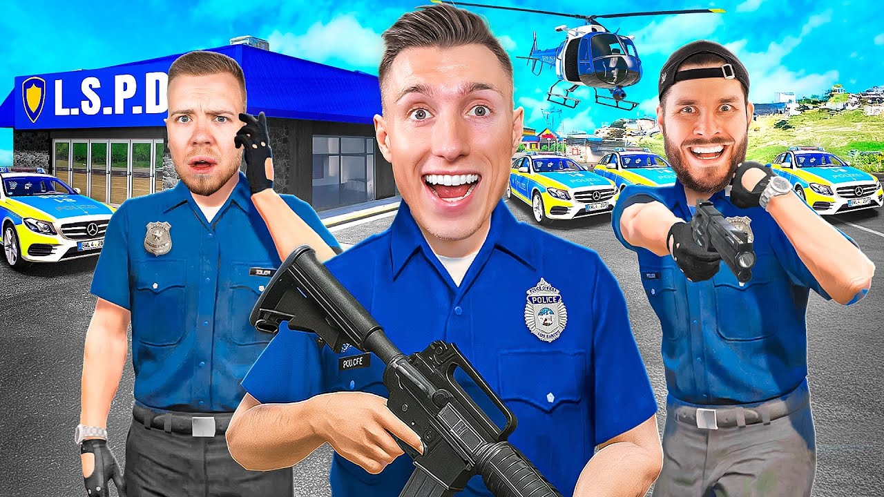 Ich GRÜNDE ein YOUTUBER POLIZEI TEAM in GTA 5!