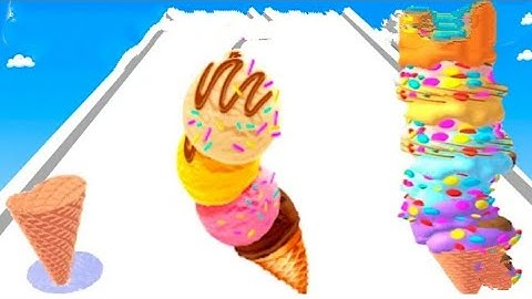Ice Cream runner Game-Gameplay walkthrough-All levels(IOS,Android)