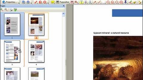 Moving pages in a pdf