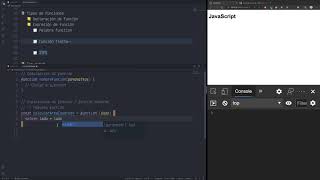 Curso JavaScript - Funciones, tipos de funciones parte #1