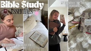 My Bible study essentials | All the Bible study essentials and tools you need for Bible study 📚 📖 
