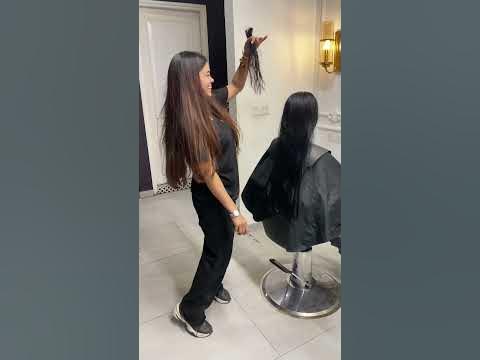 Munazah trending haircut 💇‍♀️ - YouTube
