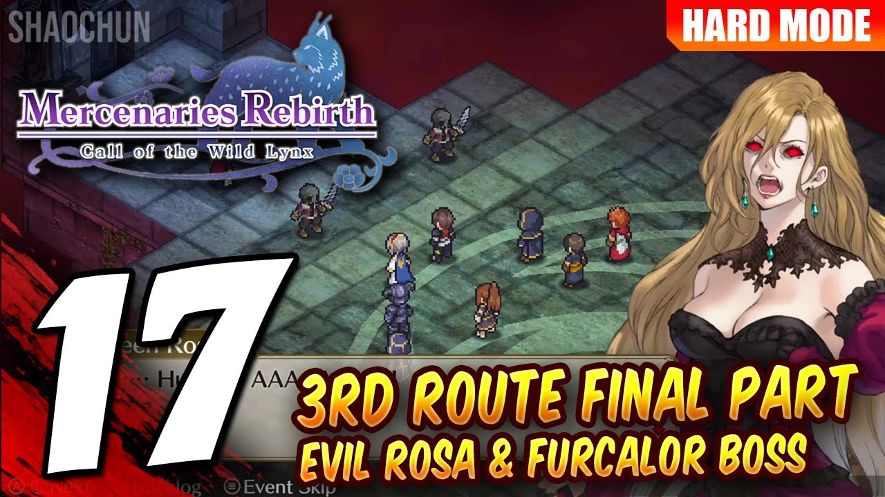 17 Mercenaries Rebirth Call Of The Wild Lynx Hard 3rd Route Evil Rosa Final Boss Youtube