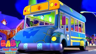 Хеллоуинские Колеса В Автобусе + Жуткий Рифмы И Мультфильмы Видео Для Детей